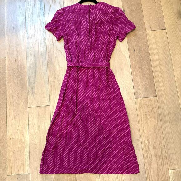 Vintage Jane Schaffhausen Belle France Pink Dress – Women’s Small - Picture 4 of 10